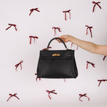 Hermès 2009 Noir Swift Kelly 32 GHW - FashioNica