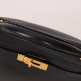 Hermès 2009 Noir Swift Kelly 32 GHW - FashioNica