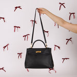 Hermès 2009 Noir Swift Kelly 32 GHW - FashioNica