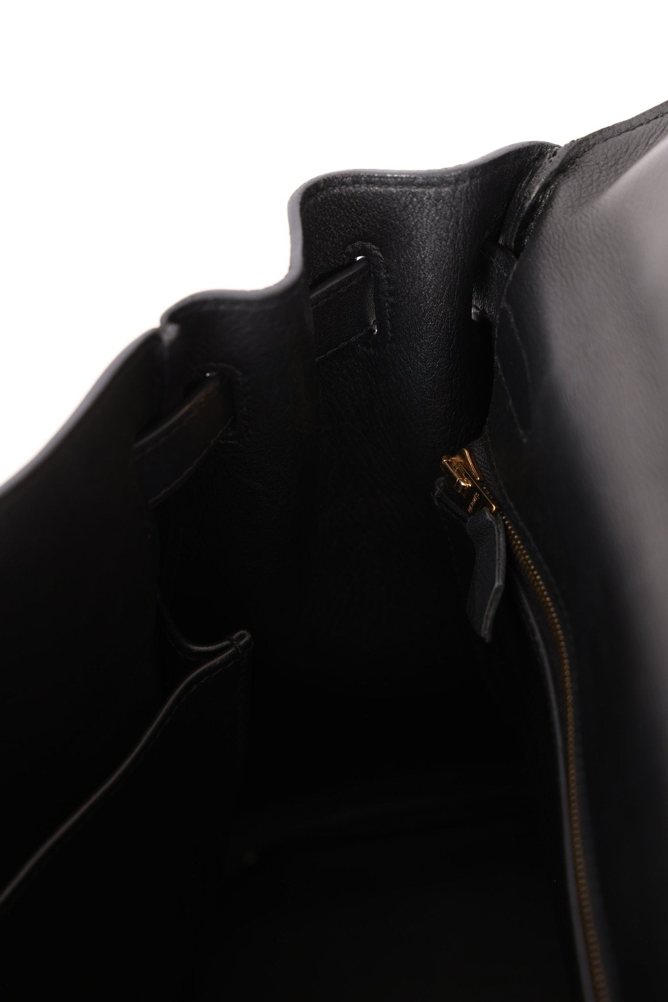 Hermès 2009 Noir Swift Kelly 32 GHW - FashioNica