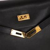 Hermès 2009 Noir Swift Kelly 32 GHW - FashioNica