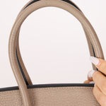 Hermès 2010 Gris Tourterelle Clemence Birkin 35 Retourne GHW - FashioNica