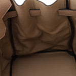 Hermès 2010 Gris Tourterelle Clemence Birkin 35 Retourne GHW - FashioNica