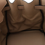 Hermès 2010 Gris Tourterelle Clemence Birkin 35 Retourne GHW - FashioNica