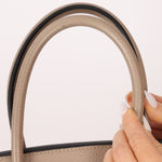 Hermès 2010 Gris Tourterelle Clemence Birkin 35 Retourne GHW - FashioNica