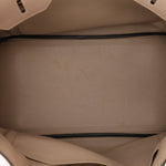 Hermès 2010 Gris Tourterelle Clemence Birkin 35 Retourne GHW - FashioNica