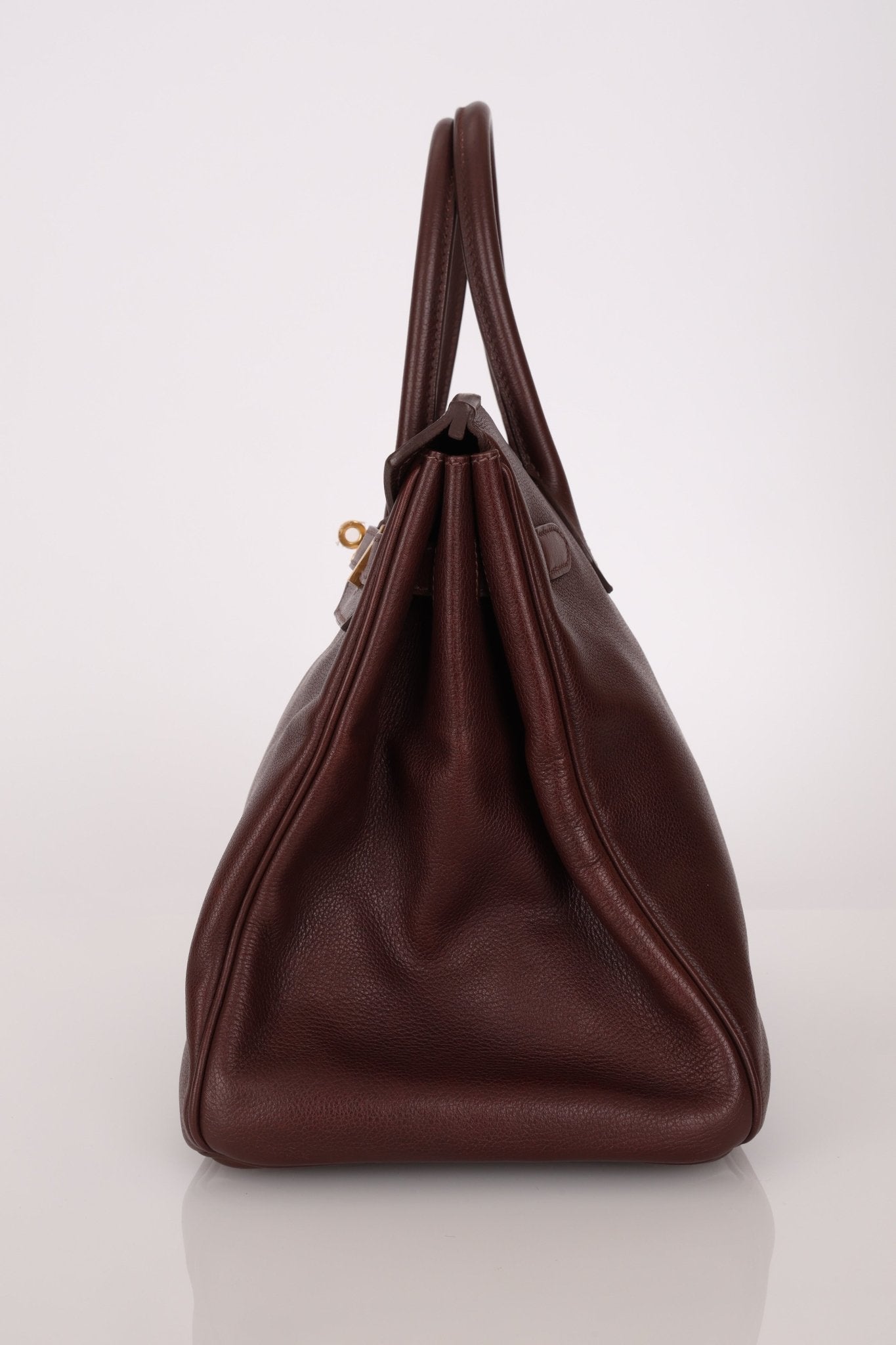 Hermes 2010 Havana Chèvre de Coromandel Birkin 35 Retourne GHW - FashioNica