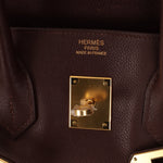 Hermes 2010 Havana Chèvre de Coromandel Birkin 35 Retourne GHW - FashioNica