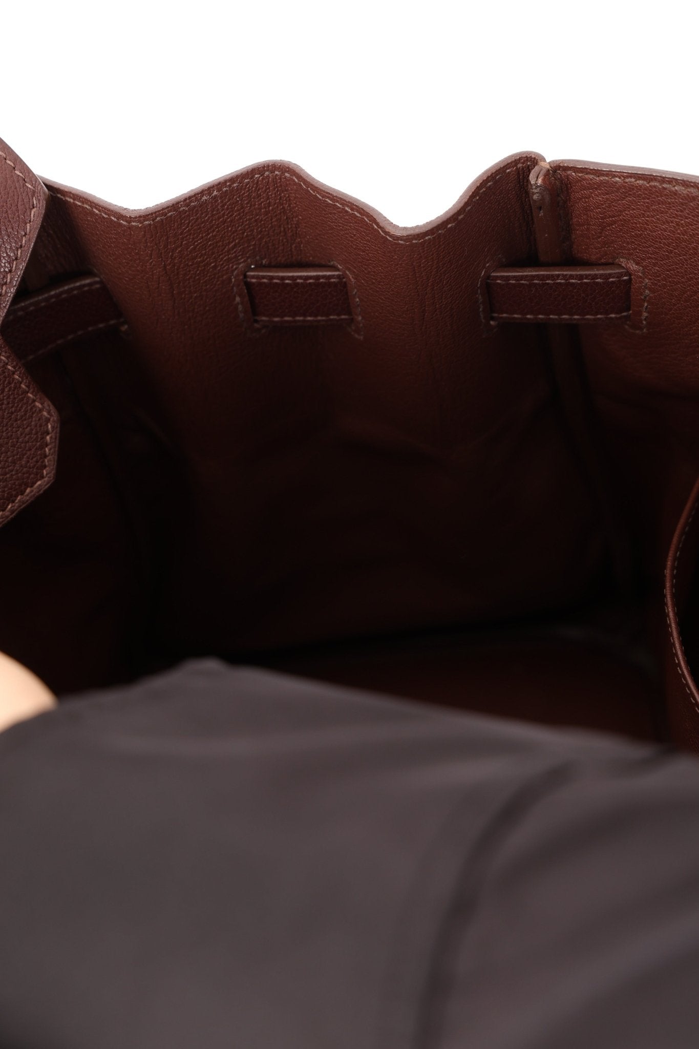 Hermes 2010 Havana Chèvre de Coromandel Birkin 35 Retourne GHW - FashioNica