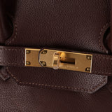 Hermes 2010 Havana Chèvre de Coromandel Birkin 35 Retourne GHW - FashioNica
