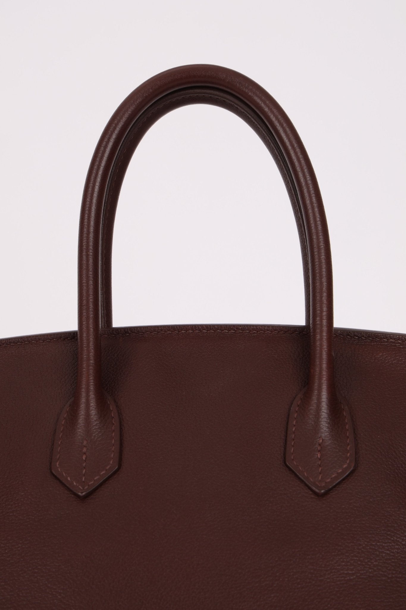 Hermes 2010 Havana Chèvre de Coromandel Birkin 35 Retourne GHW - FashioNica