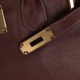 Hermes 2010 Havana Chèvre de Coromandel Birkin 35 Retourne GHW - FashioNica