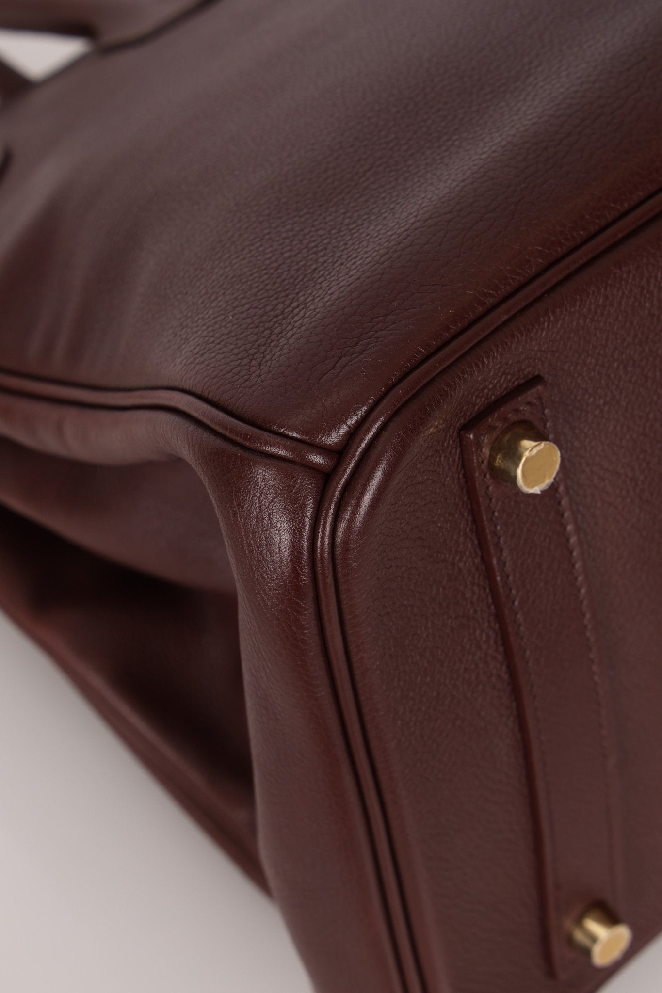 Hermes 2010 Havana Chèvre de Coromandel Birkin 35 Retourne GHW - FashioNica
