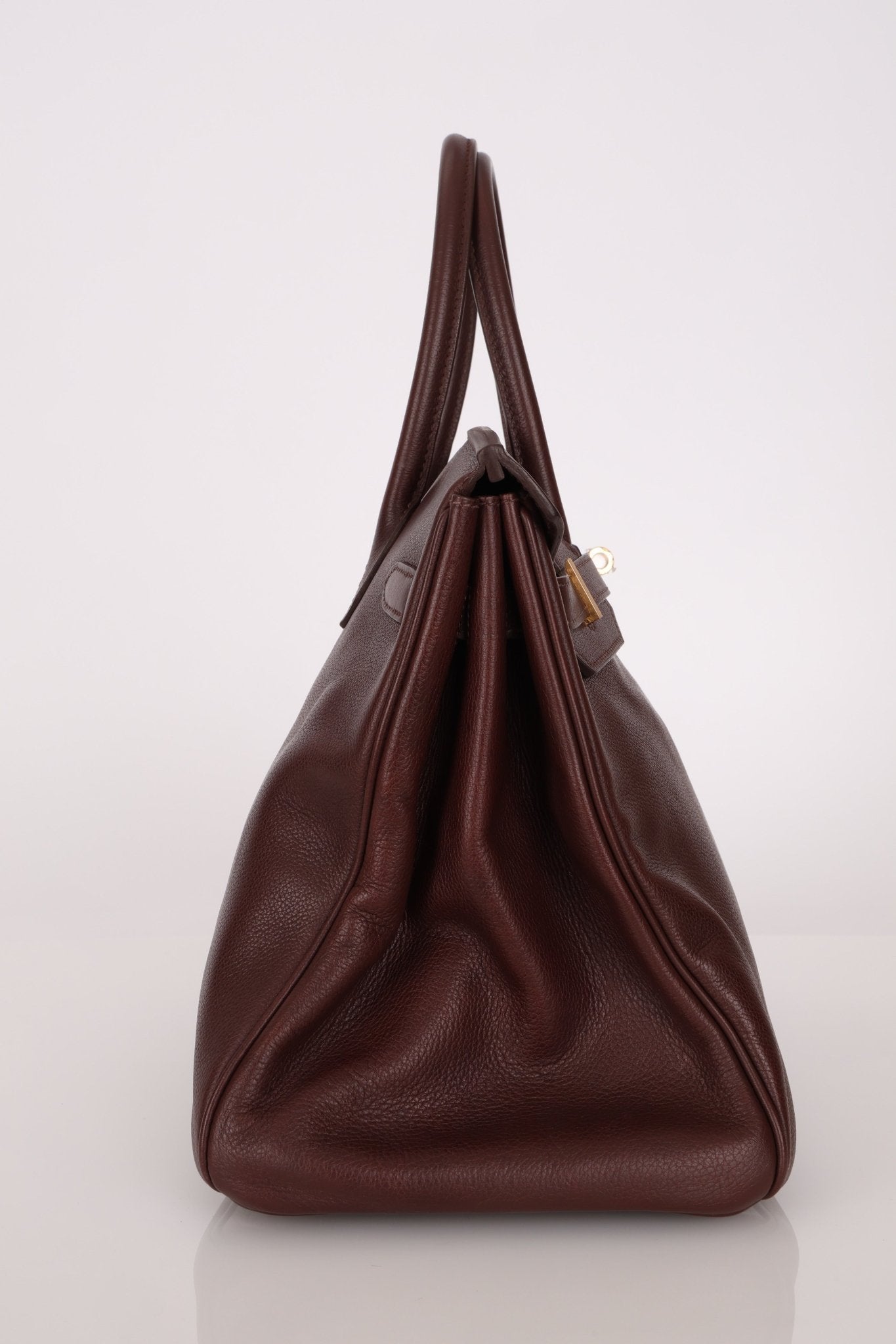 Hermes 2010 Havana Chèvre de Coromandel Birkin 35 Retourne GHW - FashioNica