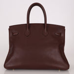 Hermes 2010 Havana Chèvre de Coromandel Birkin 35 Retourne GHW - FashioNica