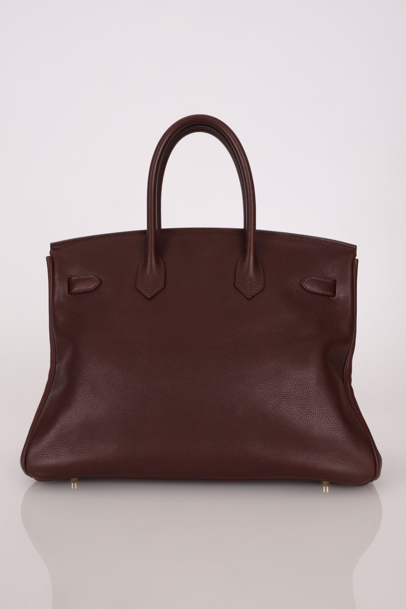Hermes 2010 Havana Chèvre de Coromandel Birkin 35 Retourne GHW - FashioNica
