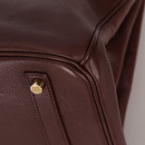 Hermes 2010 Havana Chèvre de Coromandel Birkin 35 Retourne GHW - FashioNica