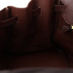 Hermes 2010 Havana Chèvre de Coromandel Birkin 35 Retourne GHW - FashioNica