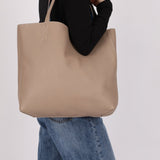 Hermès 2011 Mykonos Blue Gris Tourterelle Taurillon Clemence Double Sens 36 Reversible Tote - FashioNica