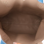 Hermès 2011 Mykonos Blue Gris Tourterelle Taurillon Clemence Double Sens 36 Reversible Tote - FashioNica