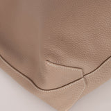 Hermès 2011 Mykonos Blue Gris Tourterelle Taurillon Clemence Double Sens 36 Reversible Tote - FashioNica