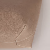 Hermès 2011 Mykonos Blue Gris Tourterelle Taurillon Clemence Double Sens 36 Reversible Tote - FashioNica