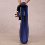 Hermes 2011 Swift Bleu Electrique Kelly Cut Clutch Pochette w/ GHW - FashioNica