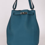 Hermès 2012 Bleu Izmir Togo So Kelly Bag 26 PHW - FashioNica
