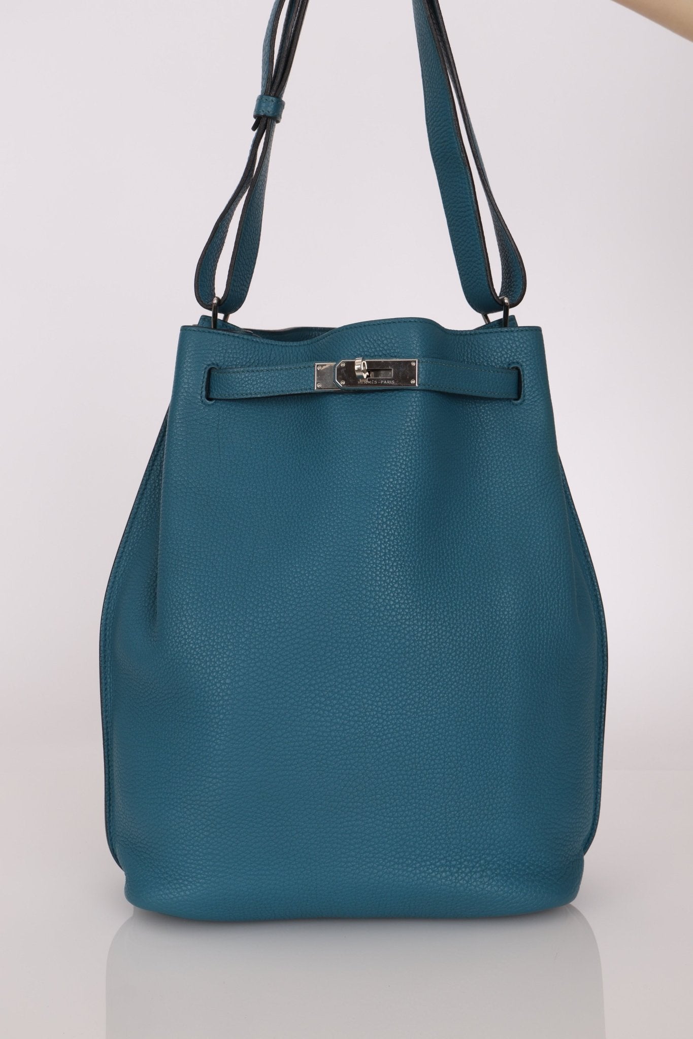 Hermès 2012 Bleu Izmir Togo So Kelly Bag 26 PHW - FashioNica