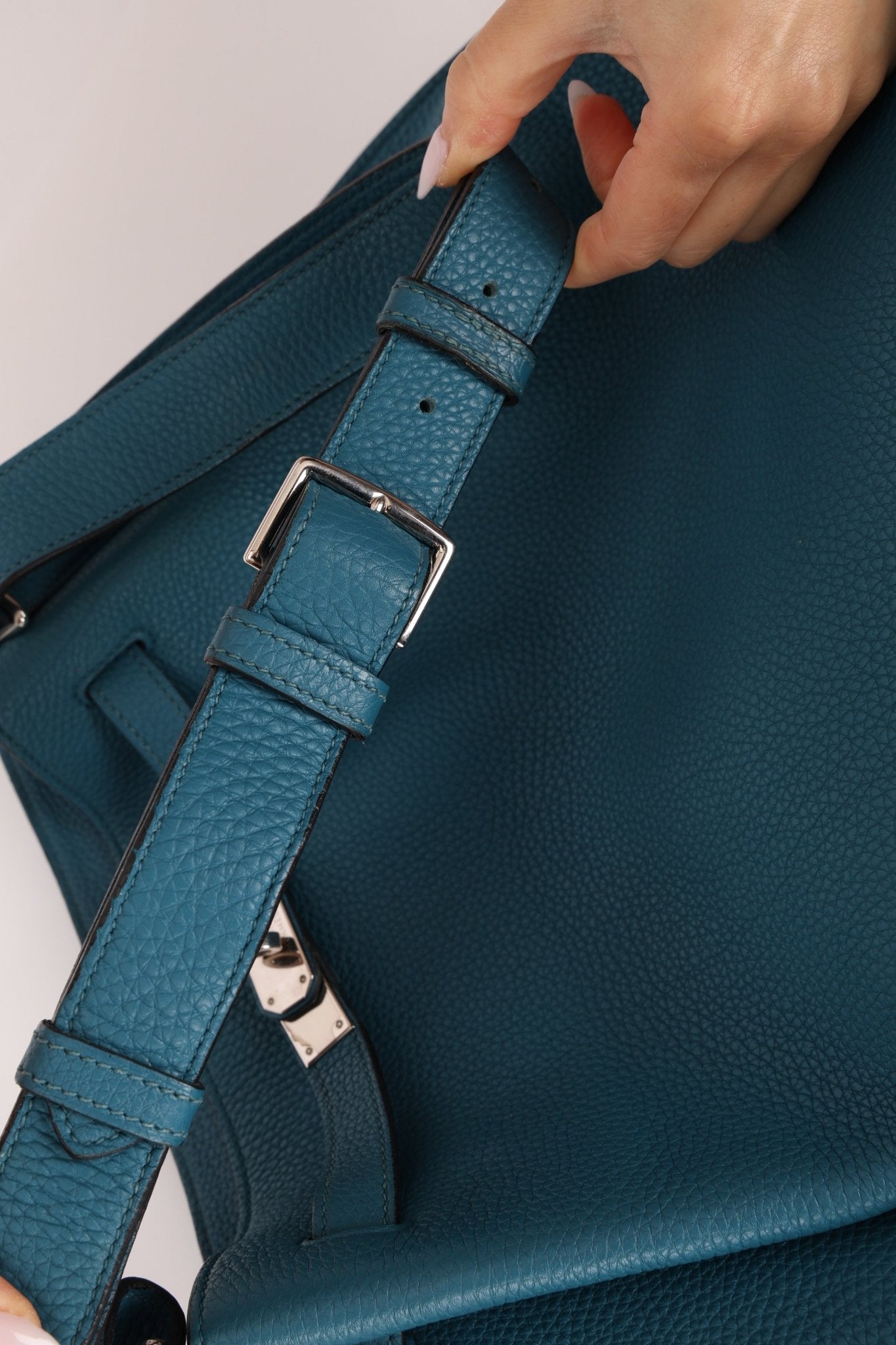 Hermès 2012 Bleu Izmir Togo So Kelly Bag 26 PHW - FashioNica