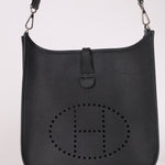 Hermès 2012 Noir Epsom Evelyne PM Gen l - FashioNica