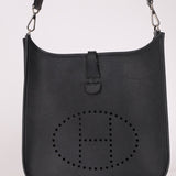 Hermès 2012 Noir Epsom Evelyne PM Gen l - FashioNica