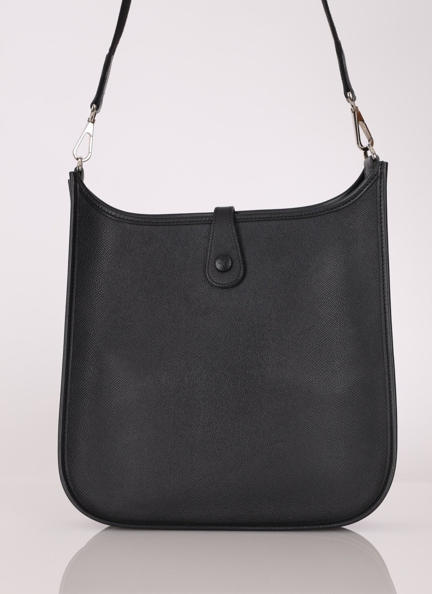 Hermès 2012 Noir Epsom Evelyne PM Gen l - FashioNica