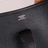 Hermès 2012 Noir Epsom Evelyne PM Gen l - FashioNica