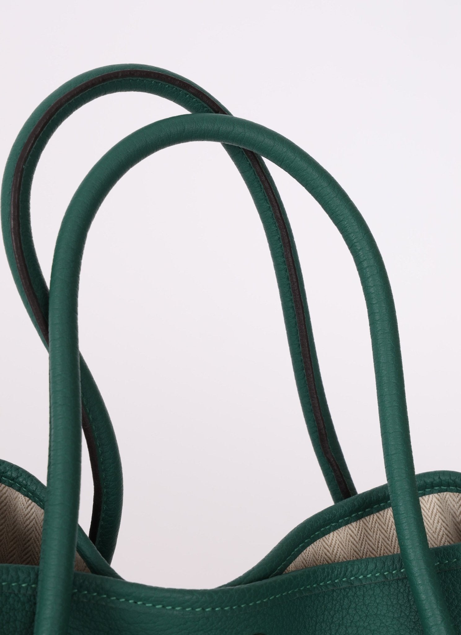 Hermès 2013 Malachite Negonda Garden Party 36 w/ Hermès Charm PHW - FashioNica