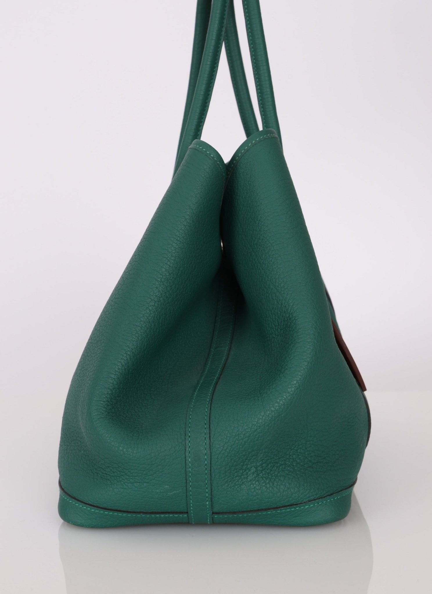 Hermès 2013 Malachite Negonda Garden Party 36 w/ Hermès Charm PHW - FashioNica