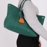 Hermès 2013 Malachite Negonda Garden Party 36 w/ Hermès Charm PHW - FashioNica