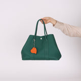 Hermès 2013 Malachite Negonda Garden Party 36 w/ Hermès Charm PHW - FashioNica