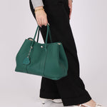 Hermès 2013 Malachite Negonda Garden Party 36 w/ Hermès Charm PHW - FashioNica