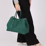 Hermès 2013 Malachite Negonda Garden Party 36 w/ Hermès Charm PHW - FashioNica