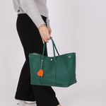 Hermès 2013 Malachite Negonda Garden Party 36 w/ Hermès Charm PHW - FashioNica