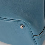 Hermès 2014 Bleu Jean Taurillon Clemence Picotin 18 PHW - FashioNica