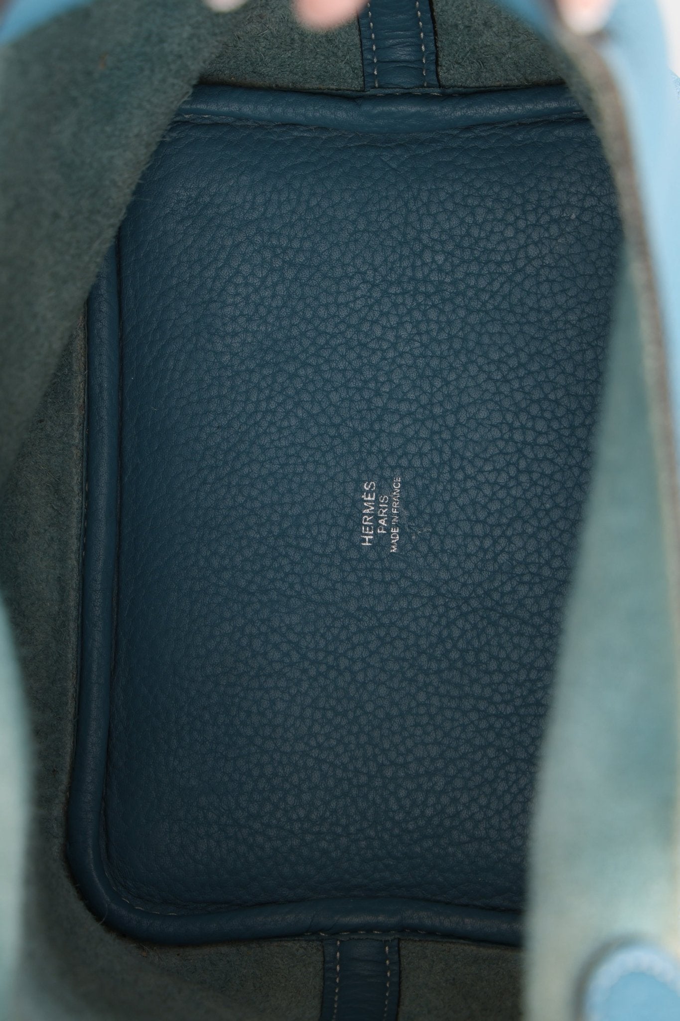Hermès 2014 Bleu Jean Taurillon Clemence Picotin 18 PHW - FashioNica