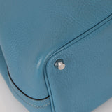 Hermès 2014 Bleu Jean Taurillon Clemence Picotin 18 PHW - FashioNica