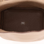 Hermès 2014 Etoupe Clemence Picotin 18 PHW - FashioNica