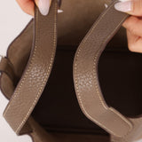 Hermès 2014 Etoupe Clemence Picotin 18 PHW - FashioNica