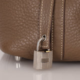 Hermès 2014 Etoupe Clemence Picotin 18 PHW - FashioNica