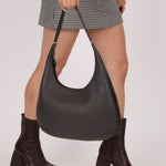 Hermès 2014 Graphite Taurillon Clemence Gao Hobo Bag - FashioNica