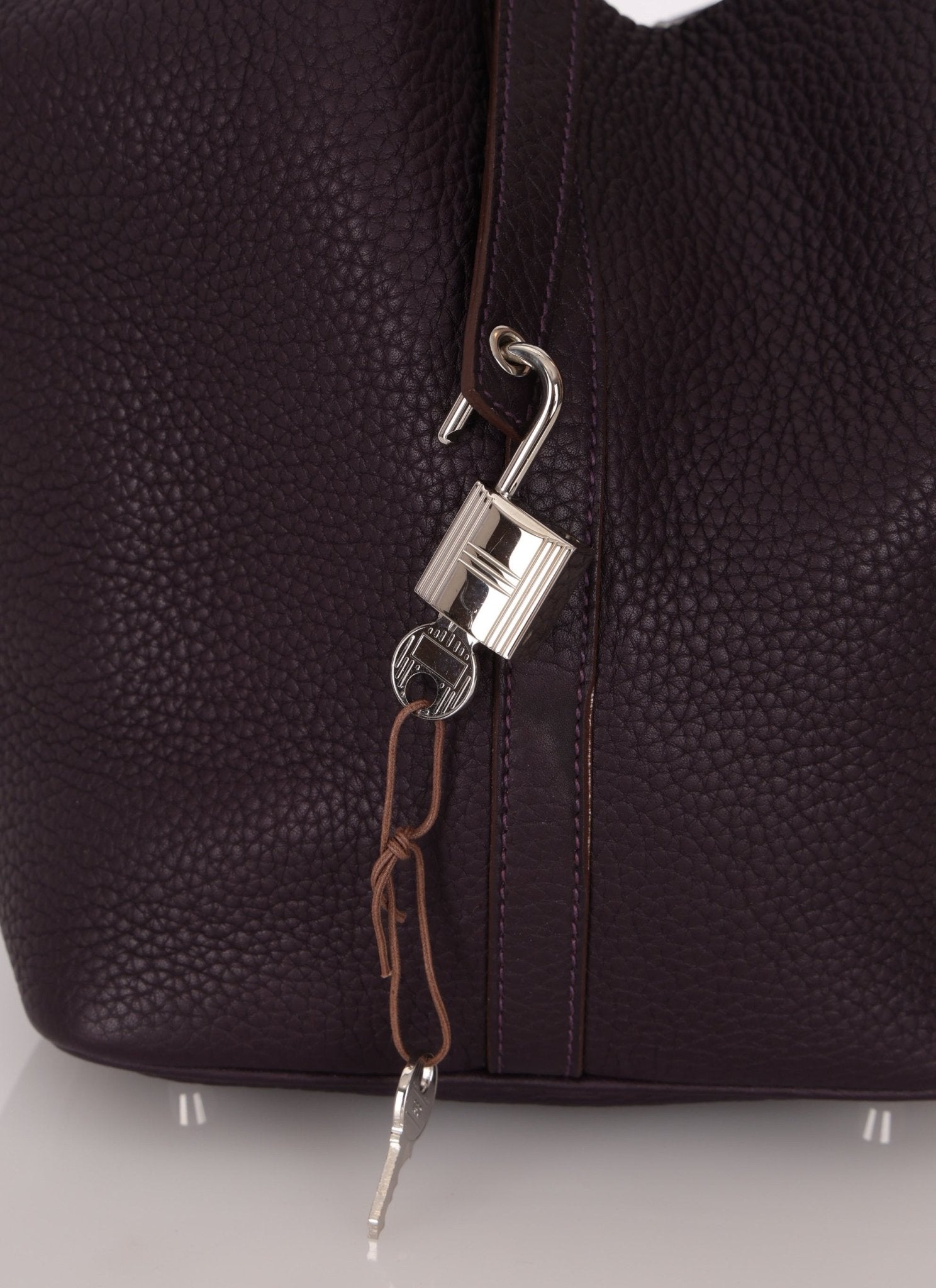 Hermès 2014 Raisin Taurillon Clemence Picotin 22 PHW - FashioNica