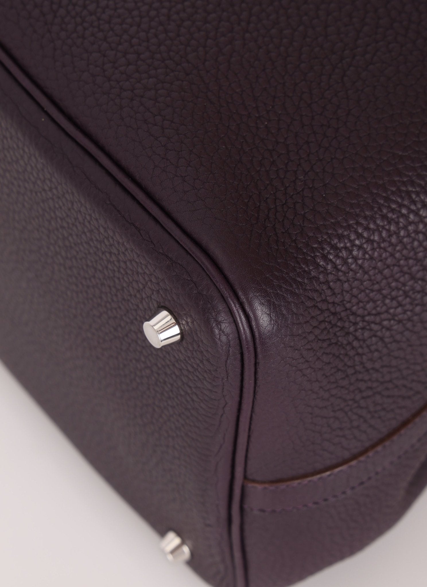 Hermès 2014 Raisin Taurillon Clemence Picotin 22 PHW - FashioNica